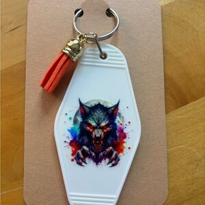 Werewolf key chain handcrafted by me
